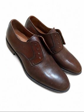 Bostonian Made in Italy Brown Leather Plain Toe Shoes
